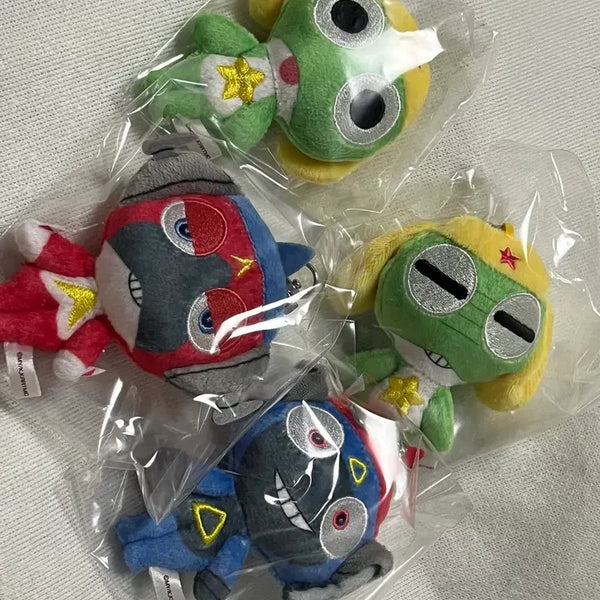 [BUNJANG] Keroro Mini Mini Chibi Plush Doll Mascot Set / 케로로 미니미니 치비 누이구루미 인형 마스코트