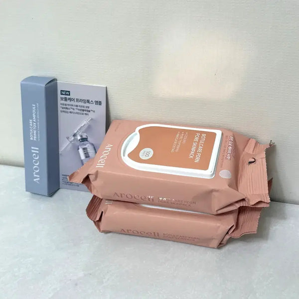[BUNJANG] AROCELL Botucare PDRN Pore Skin Pack 100ea Toner Pads / 아로셀 보툴케어 PDRN 모공 스킨팩 100매 토너패드 토너팩 진정 장벽 화잘먹 피지개선 열감감소
