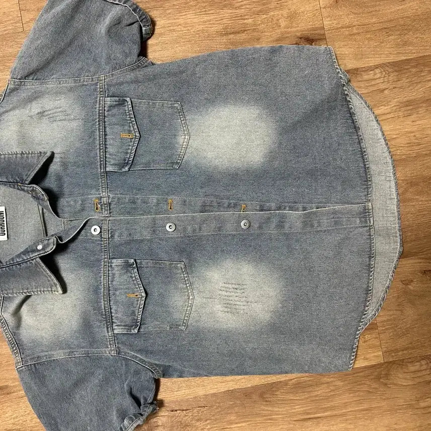 [BUNJANG] Short Sleeve Denim Jacket / 반팔 청자켓