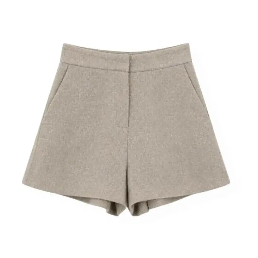 [BUNJANG] Aube Pearl Beige A-Line Shorts / aube 오브 르오브 펄 베이지 A라인 반바지