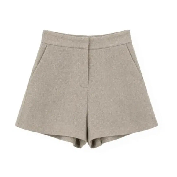 [BUNJANG] Aube Pearl Beige A-Line Shorts / aube 오브 르오브 펄 베이지 A라인 반바지
