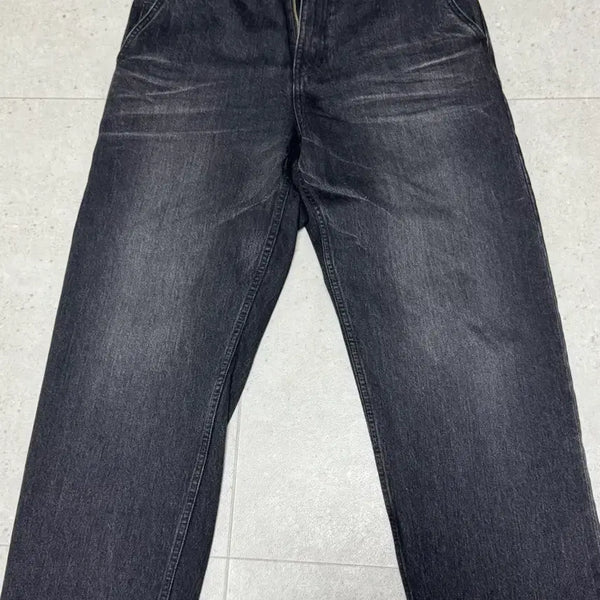 [BUNJANG] Our selves Organic Cotton Denim Jeans Black Blue Size 2 / 아워셀브스 2사이즈 오가닉 코튼 데님 흑청