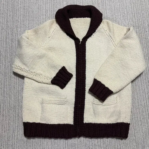 [BUNJANG] Cowichan Knit Zip-Up Jacket / 코위찬 집업자켓