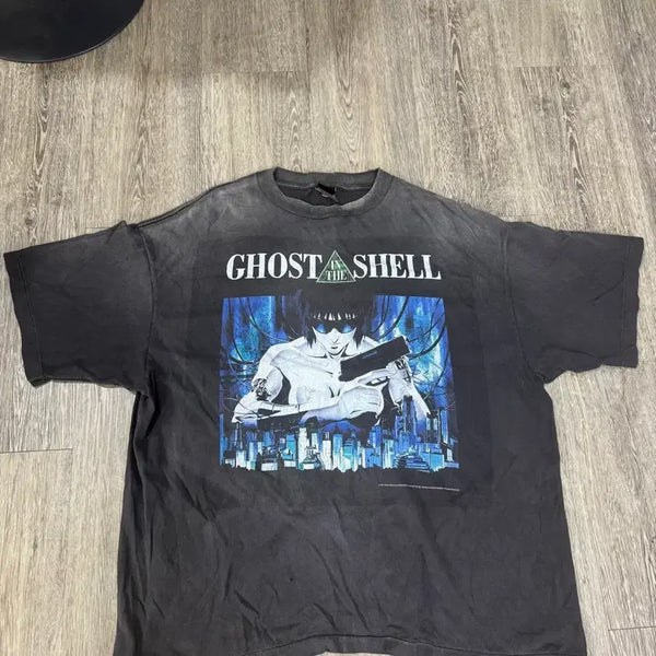 [BUNJANG] Saint Michael Ghost in the Shell T-Shirt XXL / 세인트미카엘 공각기동대 고스트인더쉘 xxl