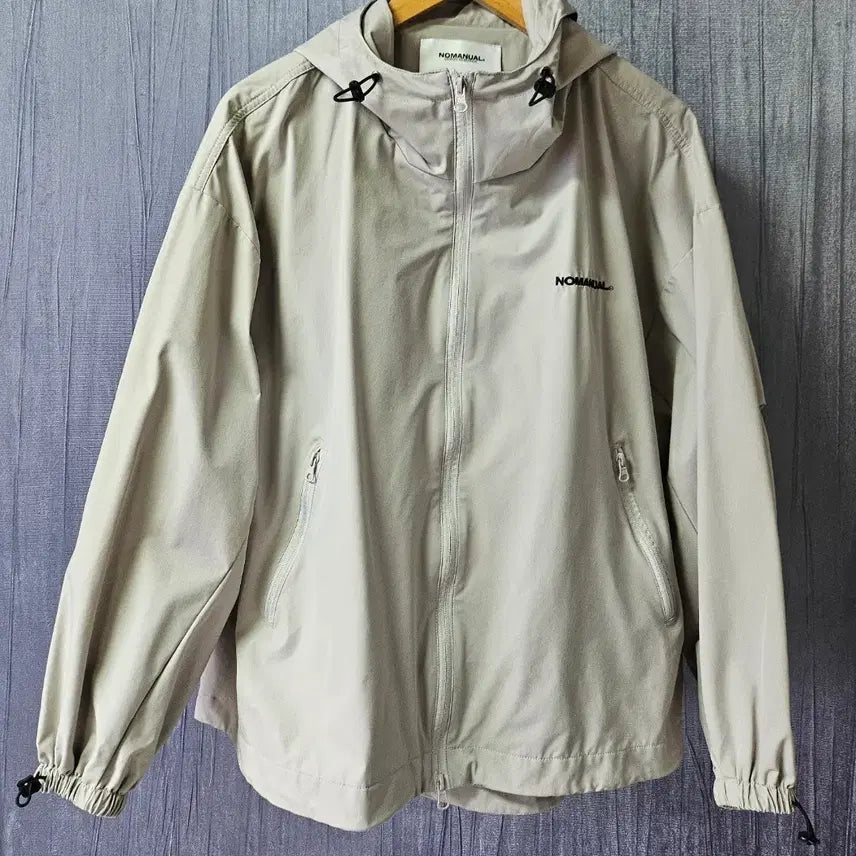 [BUNJANG] Nomenuel Phenon Wind Shell Jacket Beige / 노매뉴얼 페논 윈드 쉘 자켓 L