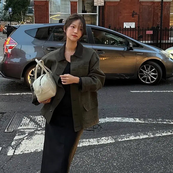 [BUNJANG] GADE Box Leather Bag Ivory / 풀박스 새제품)게드 박스 레더 백 아이보리