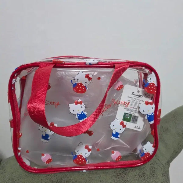 [BUNJANG] Sanrio Hello Kitty Clear Beach Bag / 산리오 헬로키티 투명 비치백