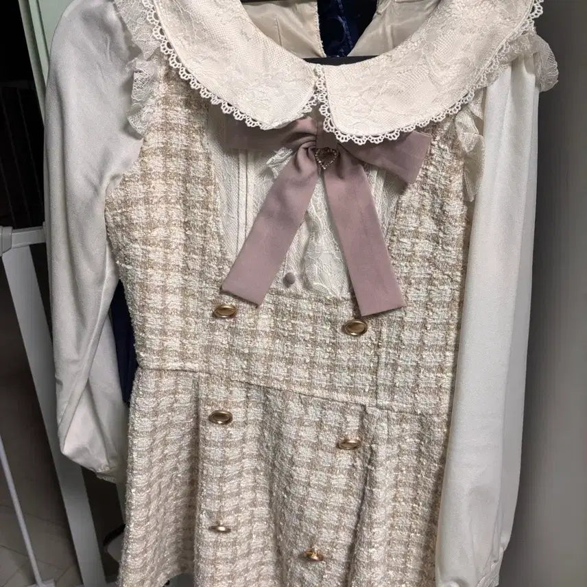 [BUNJANG] LIZ LISA Tweed Setup Set / 급처))리즈리사트위드셋업판매양도지뢰계양산형일브중브