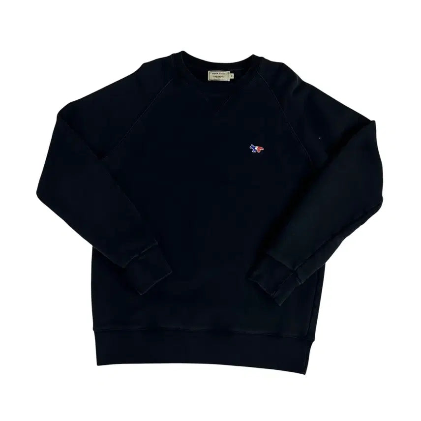 [BUNJANG] Maison Kitsune Tricolor Fox Patch Sweatshirt M / 메종키츠네 트리컬러 폭스 패치 맨투맨