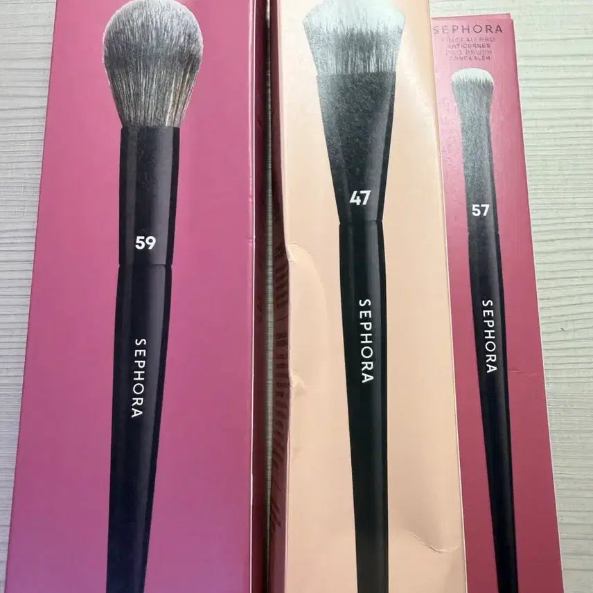 [BUNJANG] Sephora Collection Pro Brush Set (59, 57, 47) / 세포라 컬렉션 프로 브러쉬 59 57 47