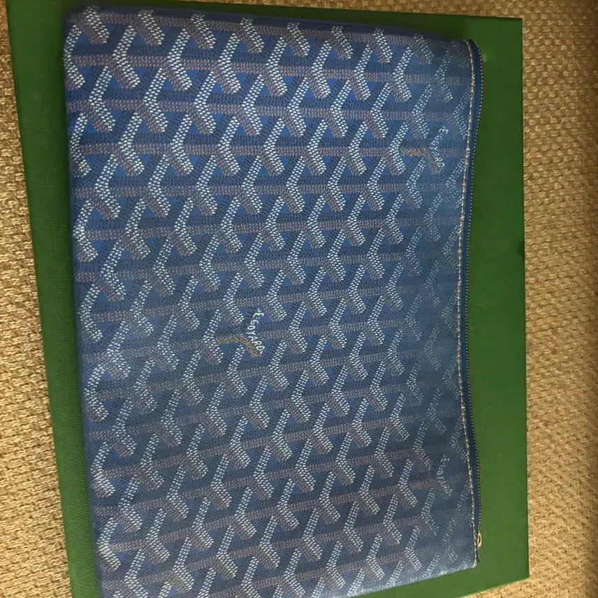 [BUNJANG] Goyard Senat Pouch MM Blue / (구성품) 고야드 세나 포쉐트 MM 블루
