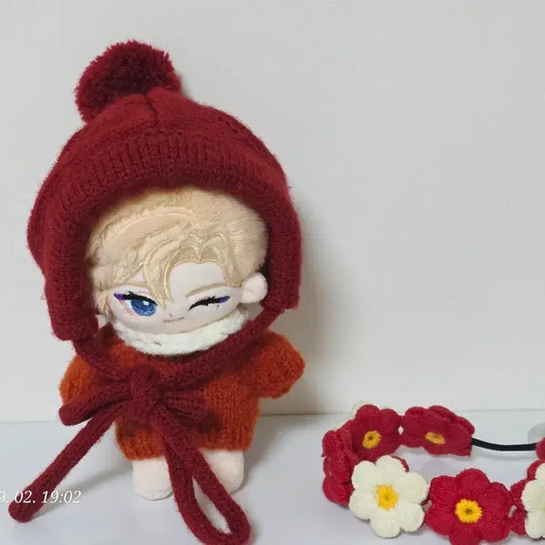 [BUNJANG] 10cm Doll Hat & Flower Decoration Bundle Set / 10cm 인형 모자, 꽃장식 일괄