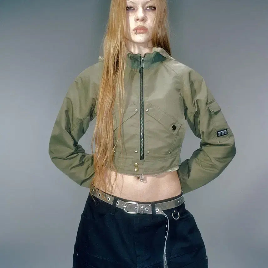 [BUNJANG] BAKEDNT archive ROEN Crop Jumper / 베이컨트아카이브 ROEN CROP JUMPER