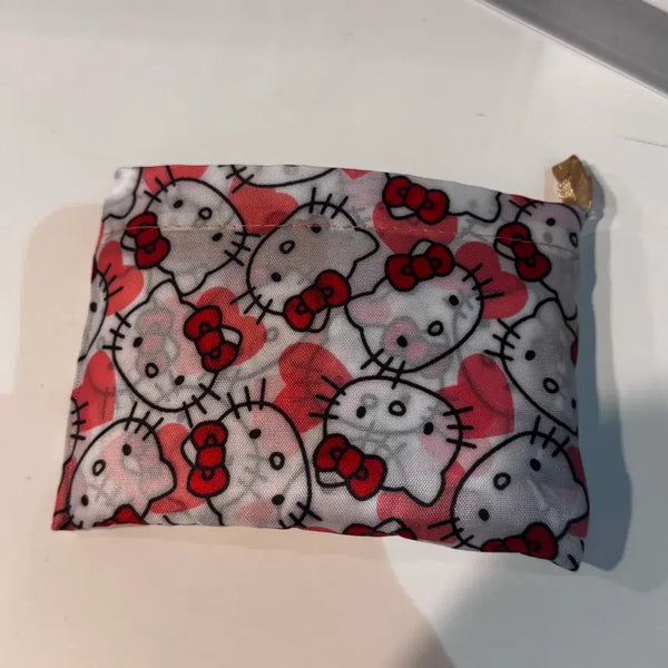 [BUNJANG] Sanrio Hello Kitty Folding Shopping Bag / 산리오 헬로키티 접이식 장바구니