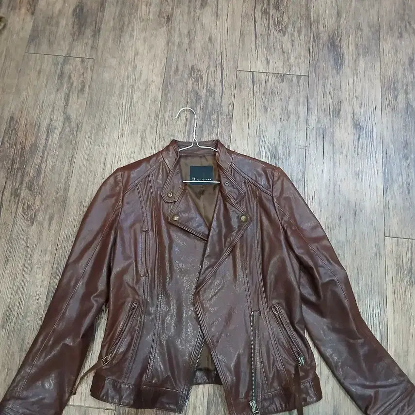 [BUNJANG] Amish Leather Rider Jacket Brown / 앗미샤가죽 라이더 자켓 브라운