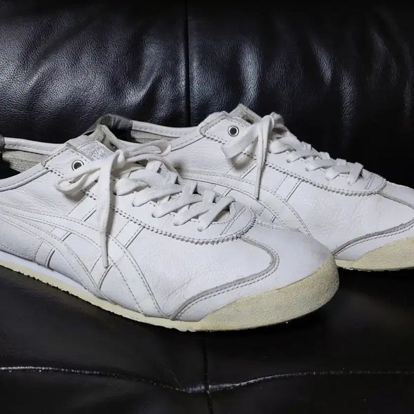 [BUNJANG] Onitsuka Tiger Mexico 66 White Leather Sneakers (265mm) / 오니츠카 타이거 멕시코 66 화이트 (265mm)