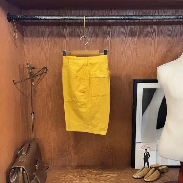 [BUNJANG] TieYourTie Cotton Linen Blend Military Shorts / 타이유어타이 쇼츠 33~34
