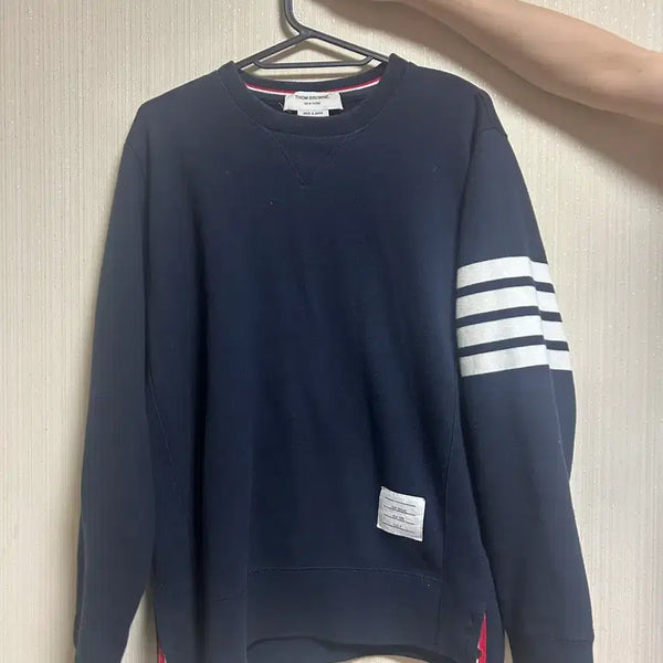 [BUNJANG] Thom Browne 4-Stripe Sweatshirt & Stone Island Zip-Up Knit / 톰브라운 4선 맨투맨 스톤아일랜드 집업니트