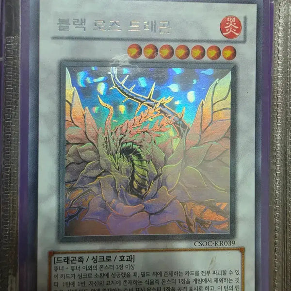 [BUNJANG] Black Rose Dragon CSOC-KR039 / 블랙 로즈 드래곤 CSOC-KR039