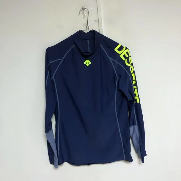 [BUNJANG] Descente Men's Long Sleeve Rash Guard T-Shirt / 데상트 남성 래쉬가드 긴팔티 100L@9996