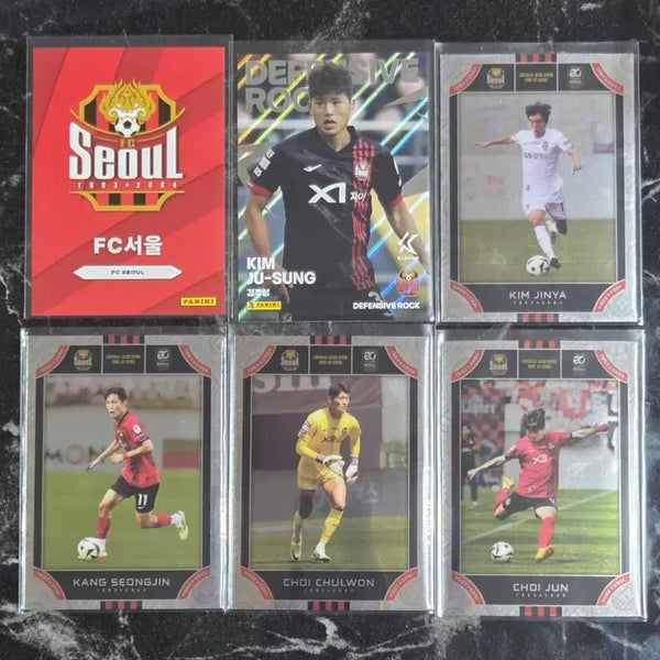 [BUNJANG] FC Seoul K League Player Cards Bundle Set (6 Types) / k리그 FC서울 축구선수 카드 6종 일괄
