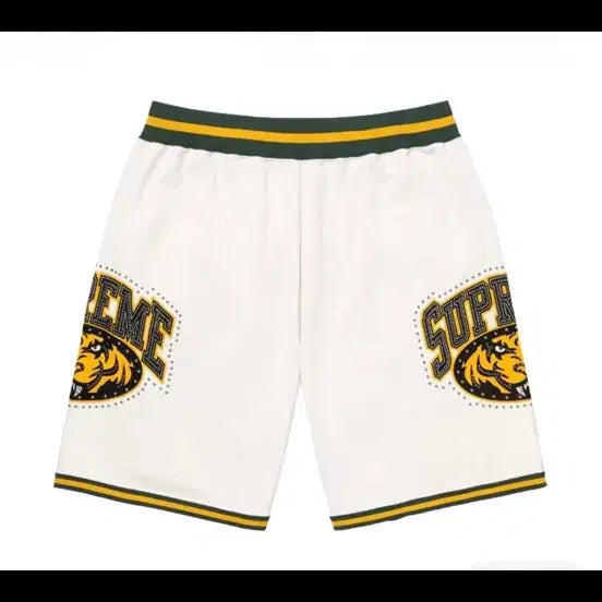 [BUNJANG] Supreme Studded Basketball Shorts White / L) 슈프림 스터드 베스킷볼 쇼츠 화이트 - 25SS