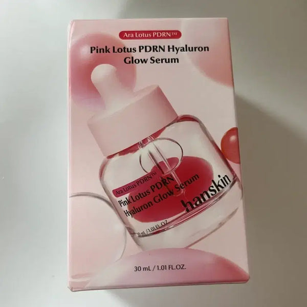 [BUNJANG] Hanskin Pink Lotus PDRN Hyaluron Glow Serum 30ml / 한스킨 핑크로터스 PDRN 히알루론 글로우 세럼