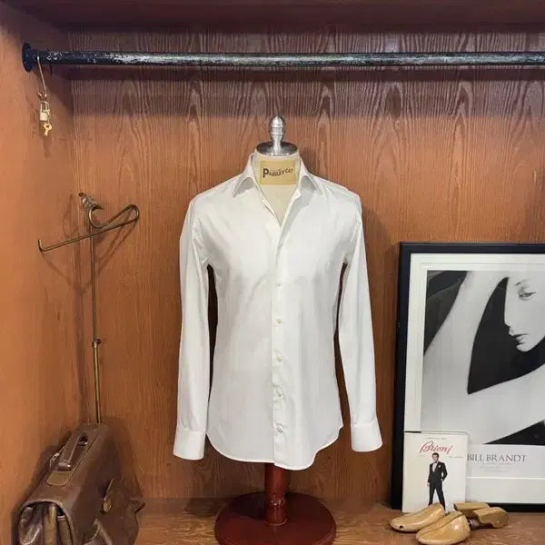 [BUNJANG] Suit Supply White Cotton Dress Shirt Slim Fit 95-100 / 수트서플라이 셔츠 95~슬림100
