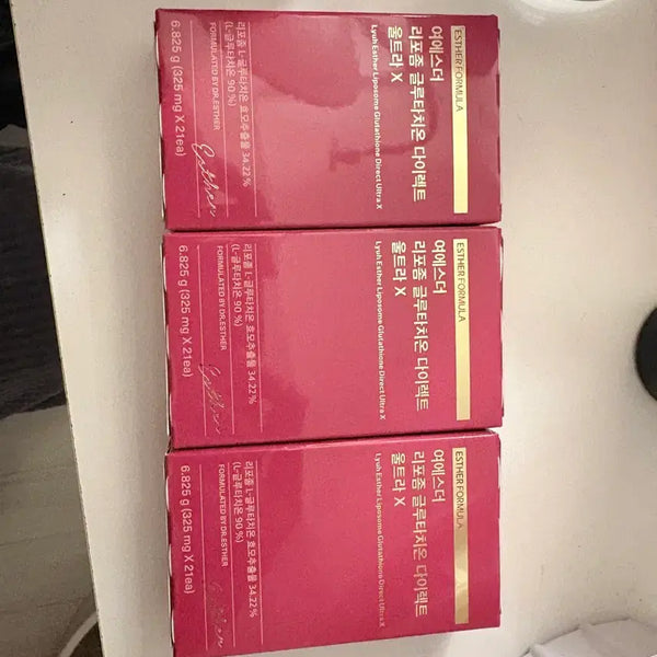 [BUNJANG] Yeo Esther Liposome Glutathione Ultra X (3-Set) / 여에스더 글루타치온 울트라 X