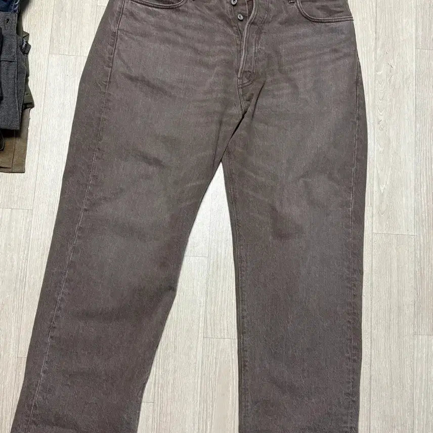 [BUNJANG] Sandy & Roses Brown Denim Pants Size 1 / 샌디앤로지스 브라운 데님 1사이즈 뤡코즈