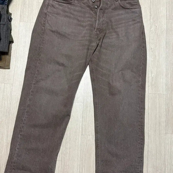 [BUNJANG] Sandy & Roses Brown Denim Pants Size 1 / 샌디앤로지스 브라운 데님 1사이즈 뤡코즈
