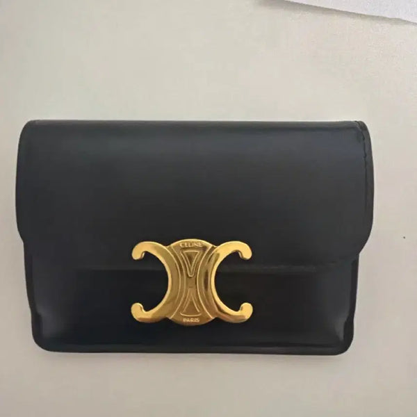 [BUNJANG] Celine Triomphe Cardholder Black / 셀린느 트리옹프 카드지갑 블랙