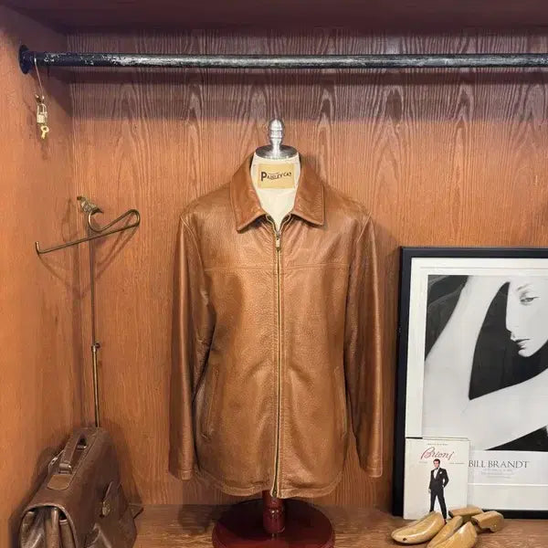 [BUNJANG] Galaxy Lambskin Leather Jacket Size 105 / 갤럭시 램스킨 자켓 105
