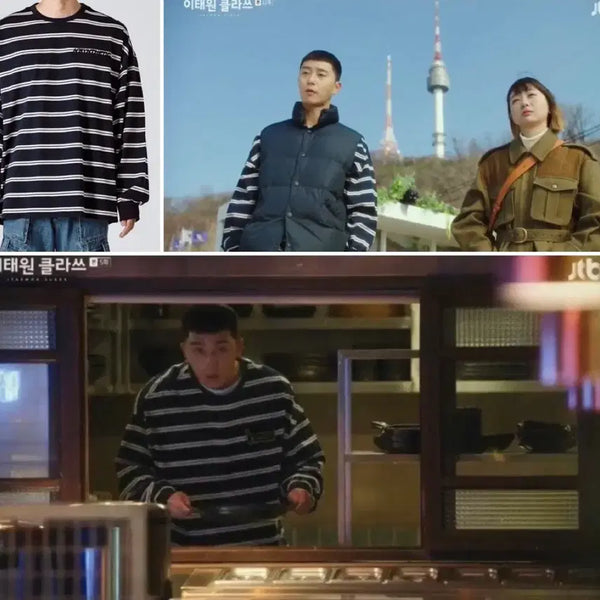 [BUNJANG] Juun.J 19FW Oversized Stripe Long Sleeve / 19FW 준지 오버핏 스트라이프 롱슬리브