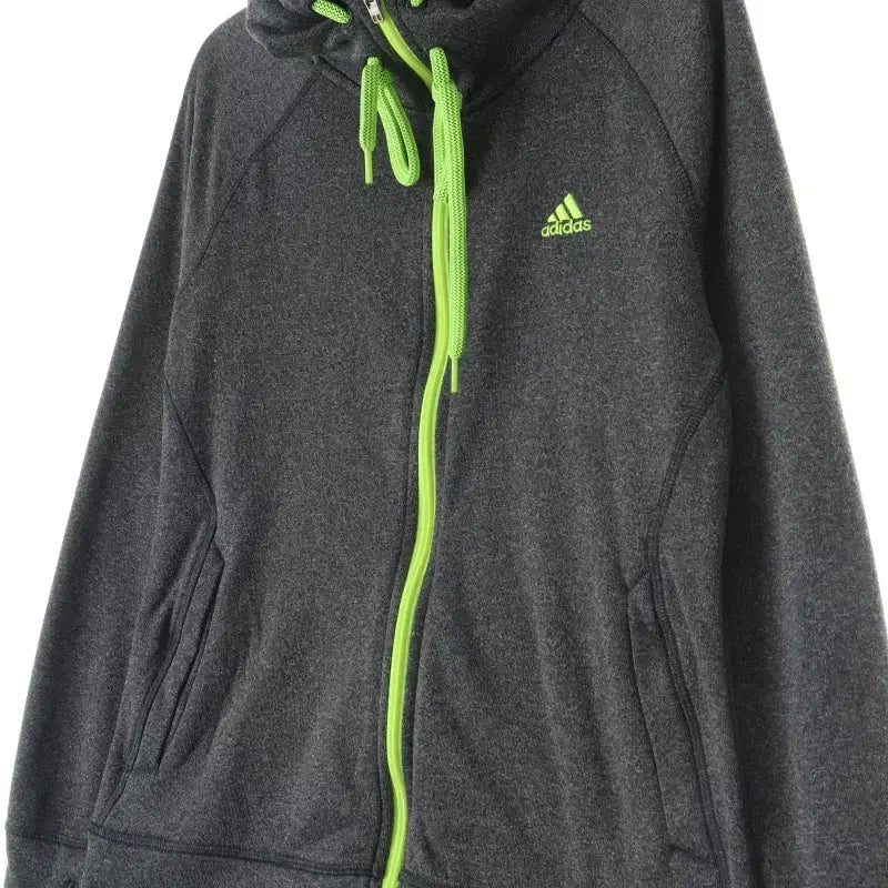 [BUNJANG] Adidas Performance Hooded Zip-Up Jacket - H38385 / W(L-XL) 아디다스 후드집업 운동 기능성 러닝-H38385
