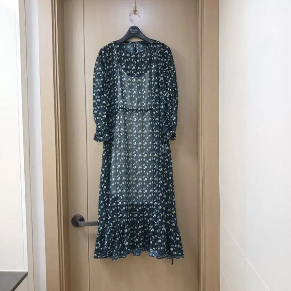 [BUNJANG] Club Monaco String Flower Dress / 클럽모나코 스트링 플라워 원피스