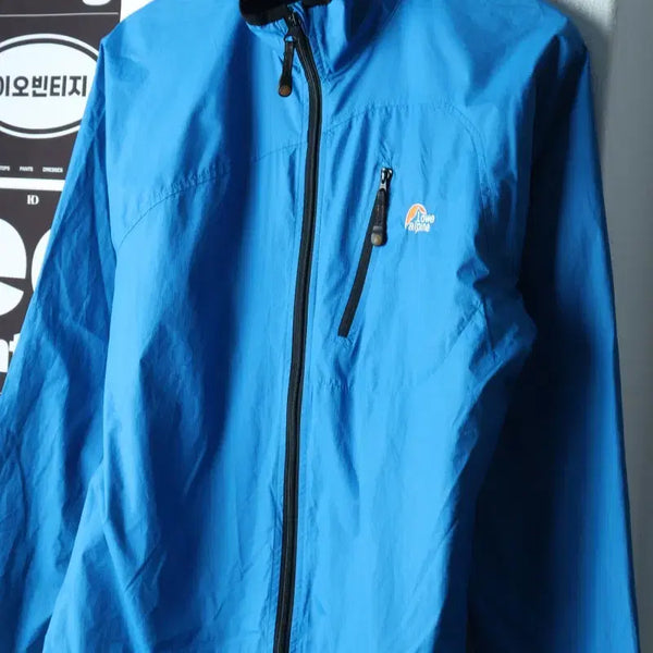 [BUNJANG] LOW ALPINE Lightweight Windbreaker Zip-Up Jacket / (S-M) 로우알파인 집업 바람막이 점퍼자켓 경량 블루-H38342