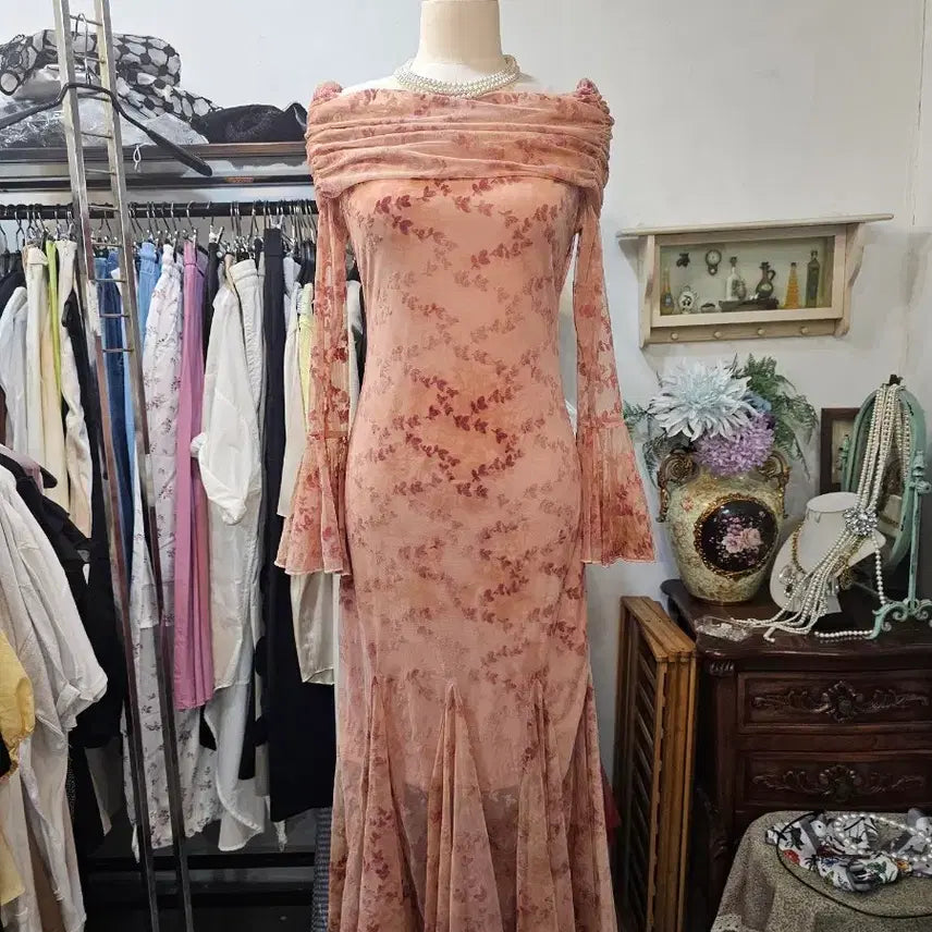 [BUNJANG] Off-Shoulder Dressy One-Piece / 오프숄더 드레시 원핏