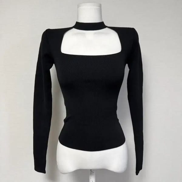[BUNJANG] ZARA Square Neck Choker Top / 자라) 스퀘어넥 초커 탑