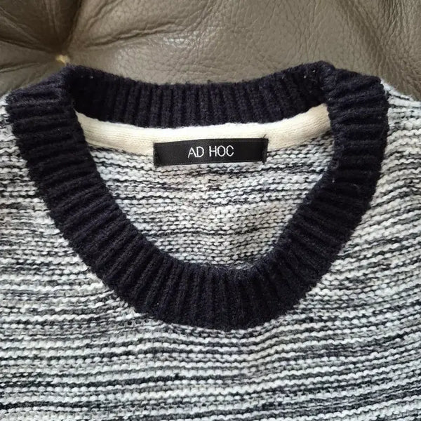 [BUNJANG] AD HOC Knit Sweater (Size 95) / AD HOC 니트 스웨터(95)