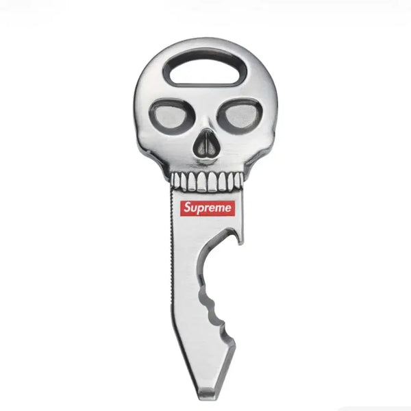 [BUNJANG] Supreme x Nite Ize Skull Key Tool Silver / 슈프림 x 나이트 아이즈 스컬 키 툴 실버 - 26FW