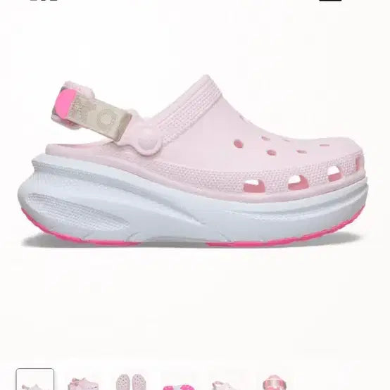[BUNJANG] Crocs New Crush Move Clog Pink / 크록스 뉴 크러쉬 무브 클로그 핑크 230