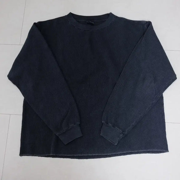 [BUNJANG] Donut Revenge Waffle Long Sleeve / [1] 도넛리벤지 와플 롱슬리브 no no no rib sl