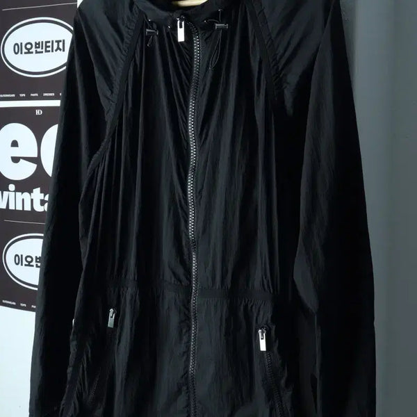 [BUNJANG] W(F) Brand Vintage Zip-Up Windbreaker Jacket / W(F) 브랜드빈티지 집업 바람막이 점퍼자켓 켈빈추정 셔링-H38296