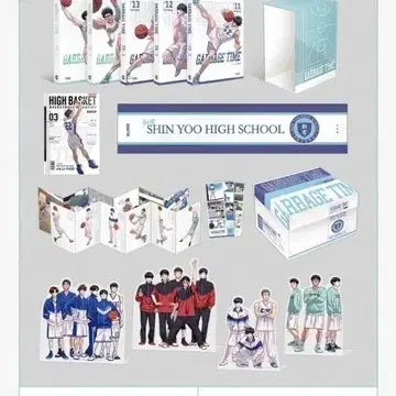 [BUNJANG] Garbage Time Webtoon Vol. 3 Funding Full Set / 웹툰 가비지타임 단행본 3차 펀딩 신유고 풀세트 판매합니다(사진O)