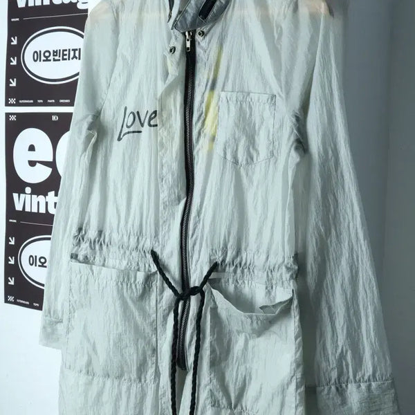 [BUNJANG] Brand Vintage Zip-Up Windbreaker Jacket / W(S-M) 브랜드빈티지 집업 바람막이 점퍼자켓 경량 로프-H38312