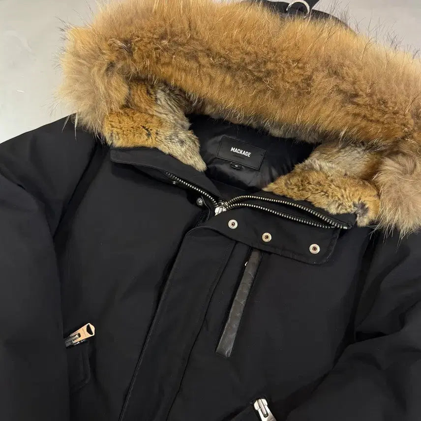 [BUNJANG] Mackage Dixon Parka with Brown Fur / 맥케이지 딕슨 브라운퍼 패딩