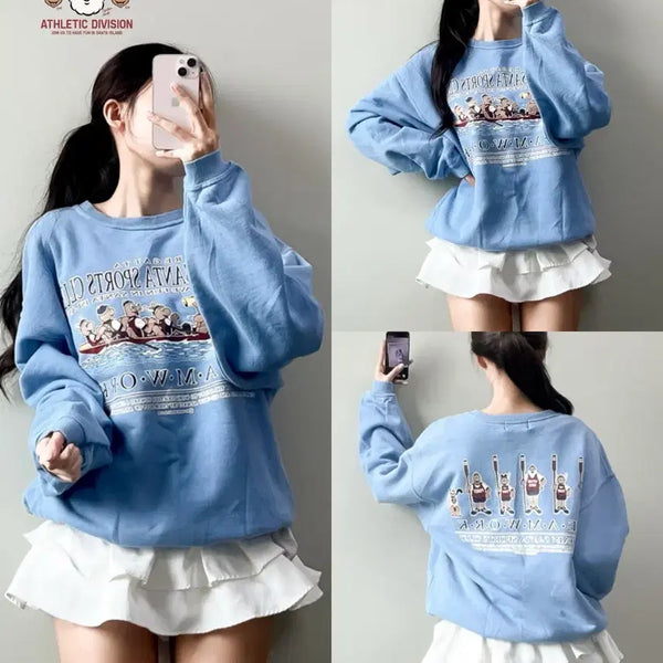 [BUNJANG] Captain Santa Sweatshirt / 캡틴 산타 맨투맨