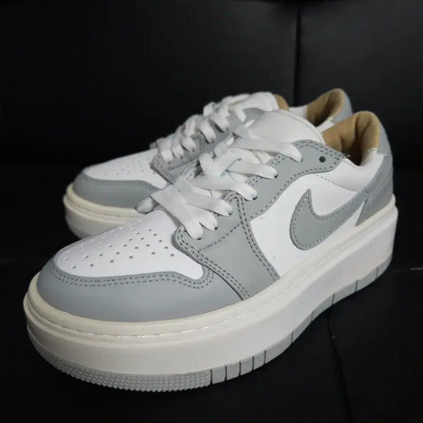 [BUNJANG] Jordan 1 Elevate Low White and Wolf Grey / 235 ) 조던 1 엘리베이트 로우 화이트 앤 울프 그레이