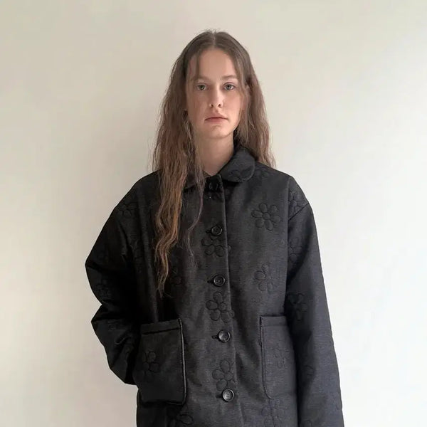 [BUNJANG] Epingler Flower Quilted Jacket / 에핑글러 Epingler Flower quilted jacket
